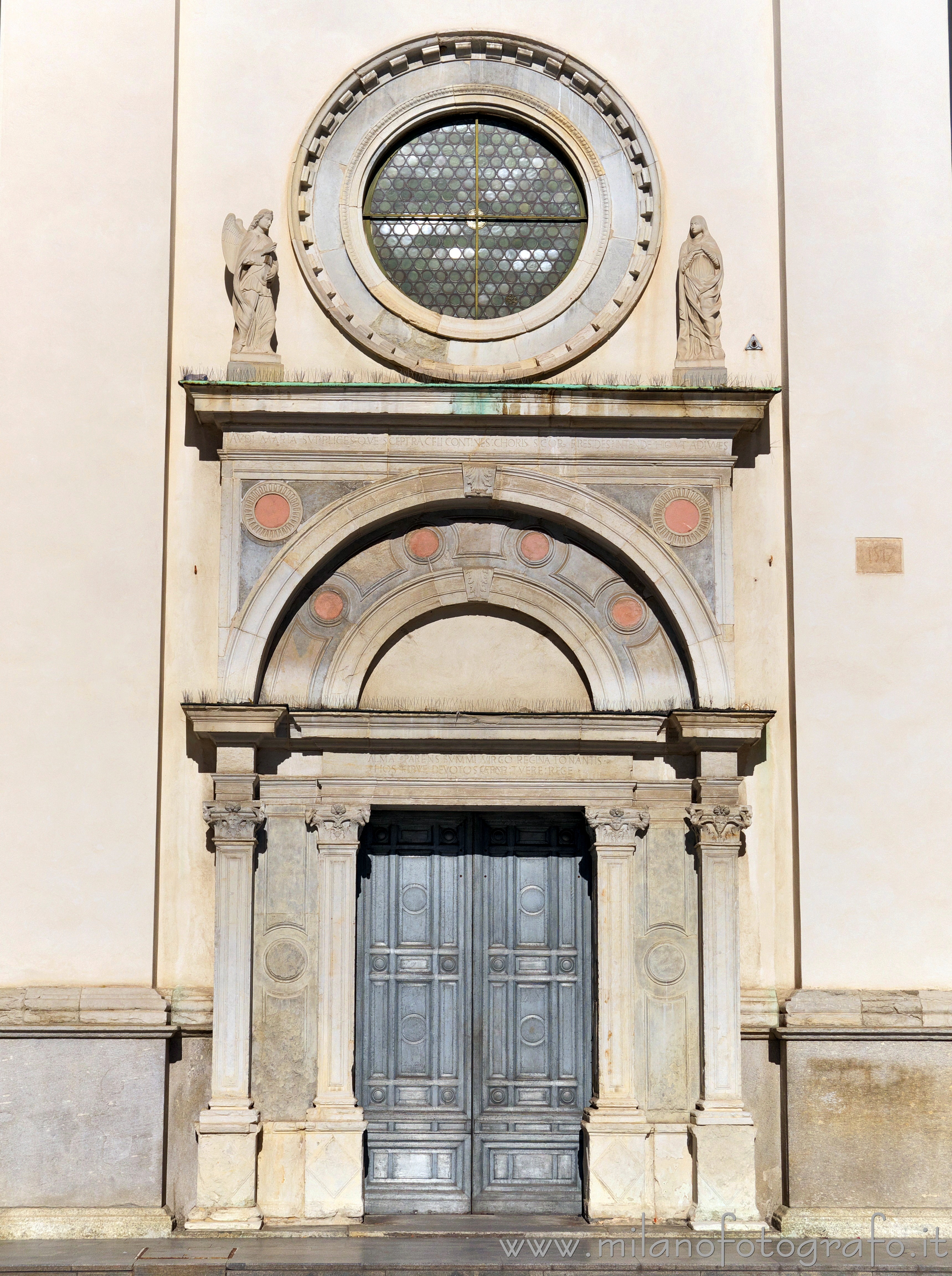 Busto Arsizio (Varese, Italy) - Main portal of the Sanctuary of Saint Mary at the Square